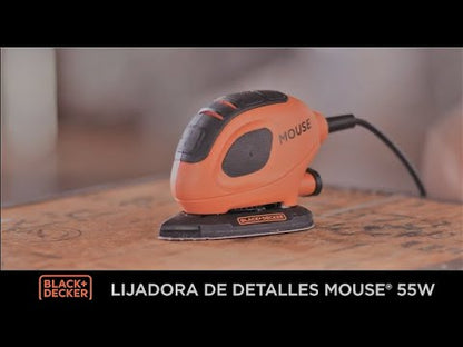 LIJADORA MOUSE 55W BLACK+DECKER