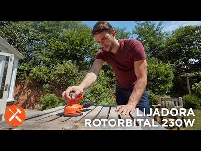 LIJADORA ROTORBITAL 230W BLACK+DECKER
