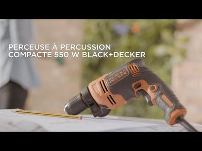 TALADRO PERCUTOR 550W BLACK DECKER