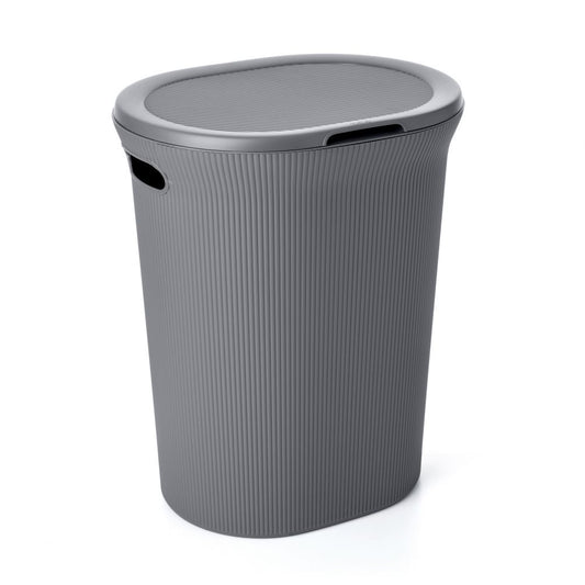 Cesto para ropa Tatay Baobab 1010014 de 40 litros, gris antracita