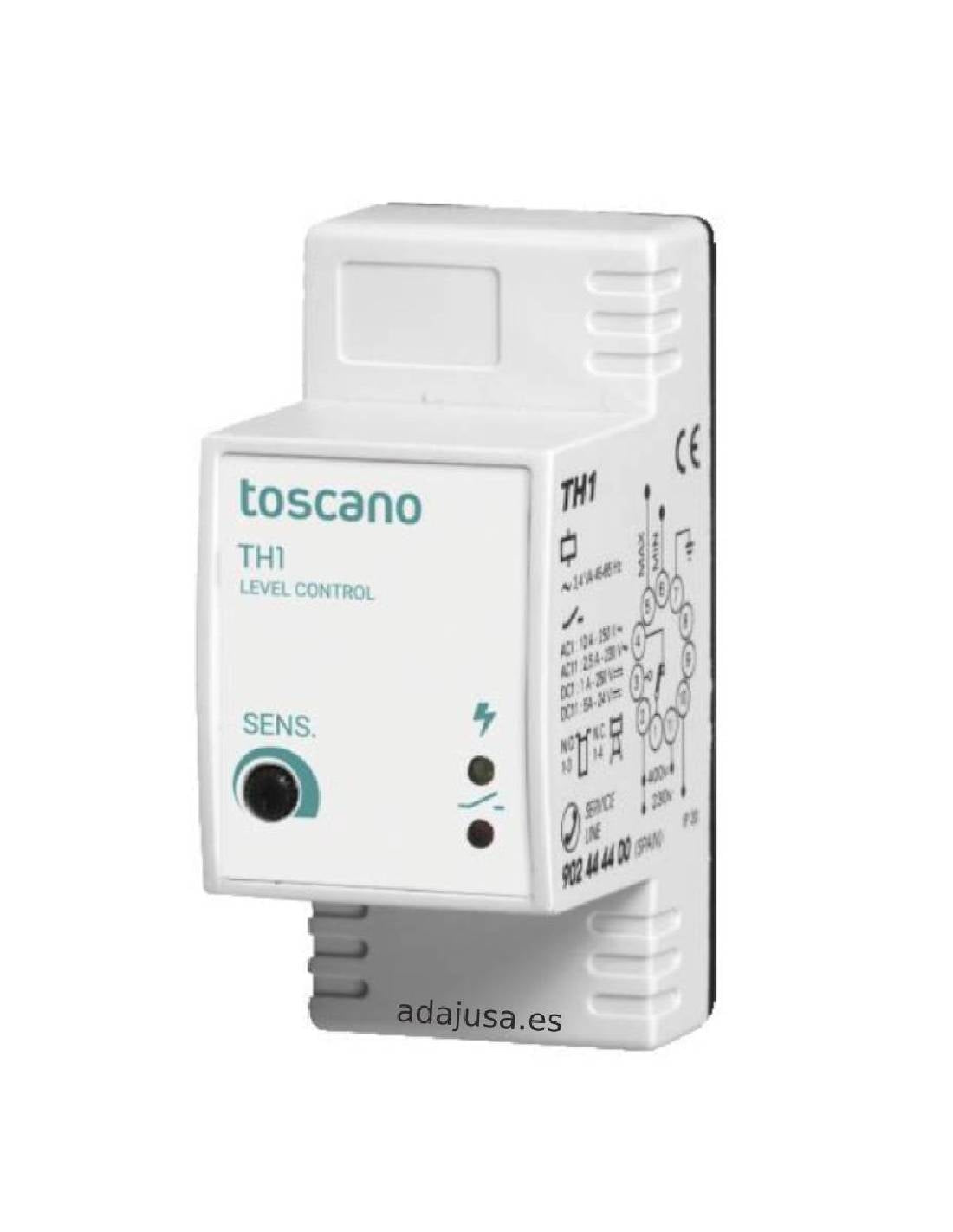 RELE DE CONTROL TH1-230/400 PARA NIVEL DE AGUA TOSCANO