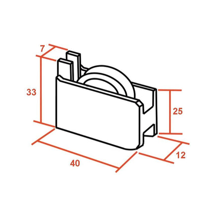 RODAMIENTO VENTANA S300 REF.C031