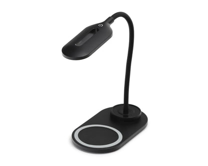LAMPARA DE MESA LED + CARGADOR INALAMBRICO 8W PLATINET