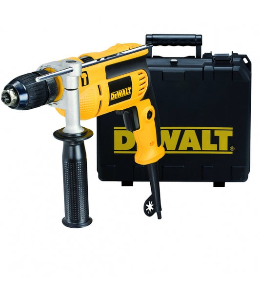 TALADRO PERCUTOR 701W CON 1 VELOCIDAD VARIABLE Y PORTABROCA AUTOMATICO 13MM DEWALT