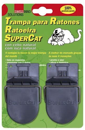 TRAMPA PARA RATONES CEBO INCLUIDO 2UD SUPERCAT