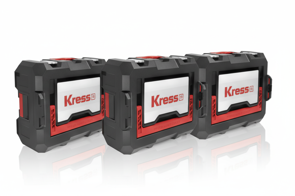 COMBO Kress, AMOLADORA 125MM+TALADRO/ATORNILLADOR+MARTILLO+2XBAT4AH+CARAGADOR