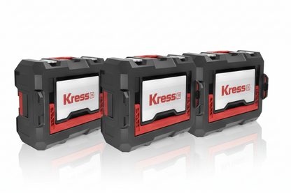 COMBO Kress, AMOLADORA 125MM+TALADRO/ATORNILLADOR+MARTILLO+2XBAT4AH+CARAGADOR